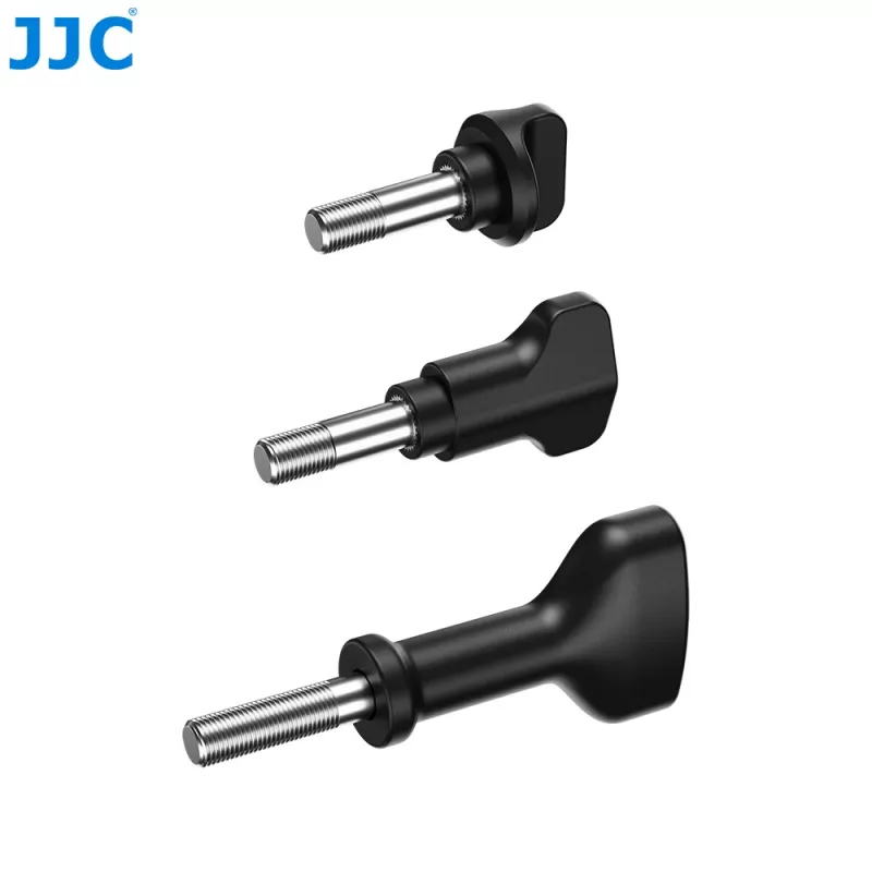 Set de tornillos de mariposa JJC SK-6 M5 para cámaras de acción (pack de 6, negro)