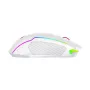 Redragon M914W-RGB NIX Ratón gaming inalámbrico, 5000 DPI, Blanco