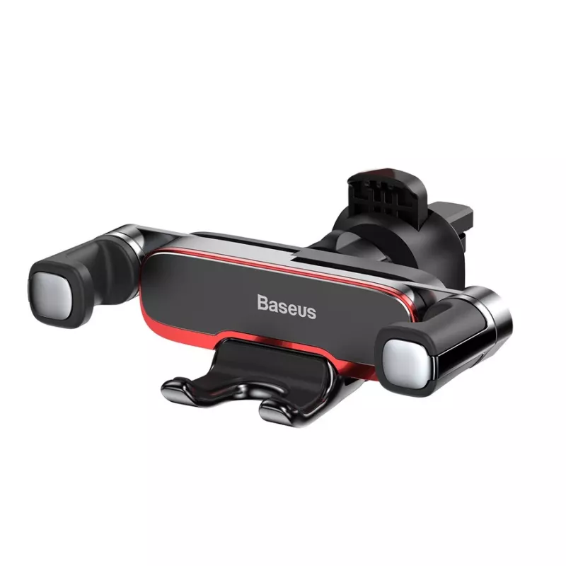 Soporte de rejilla de ventilación para coche con gravedad lateral Baseus - Negro