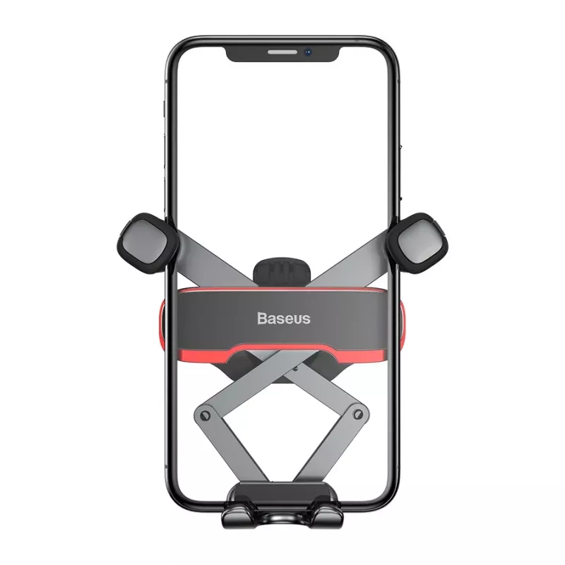 Soporte de rejilla de ventilación para coche con gravedad lateral Baseus - Negro