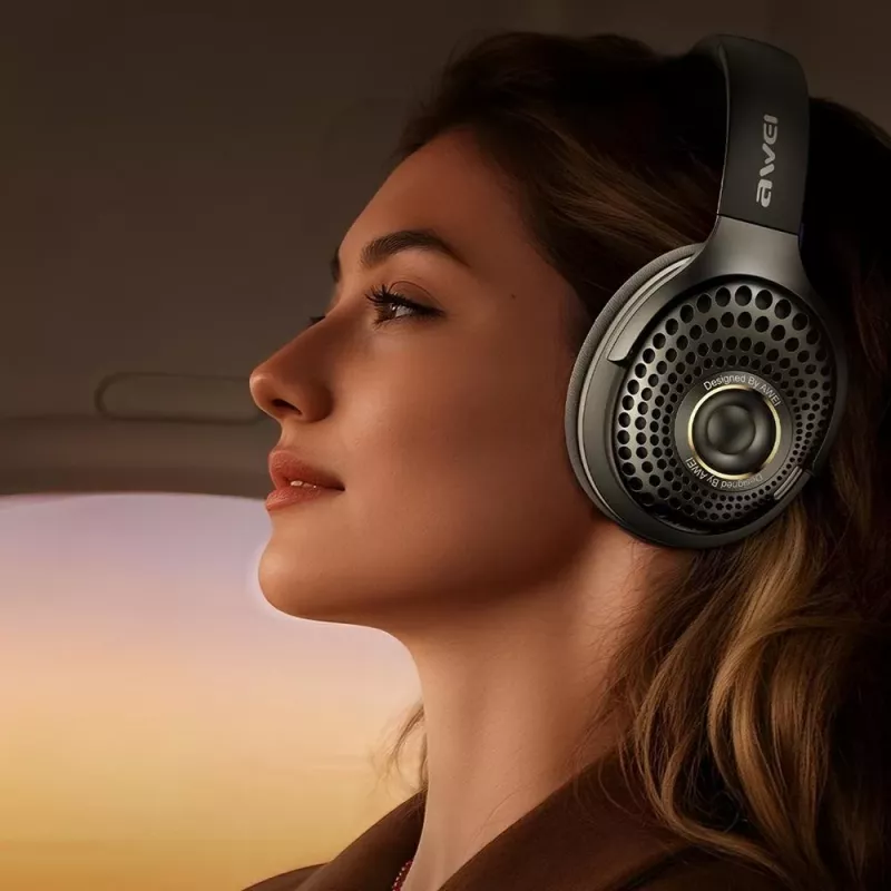 AWEI AT30 Bluetooth 6.0 Auriculares inalámbricos, Negro