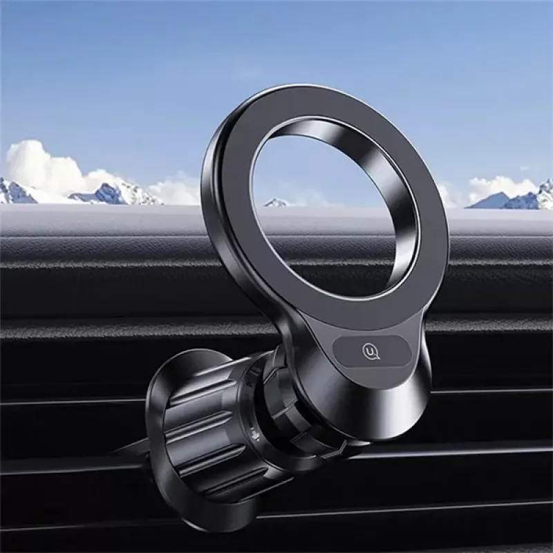 USAMS soporte magnético universal para rejilla de ventilación del coche ZJ75 - Negro