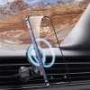 USAMS soporte magnético universal para rejilla de ventilación del coche ZJ75 - Negro