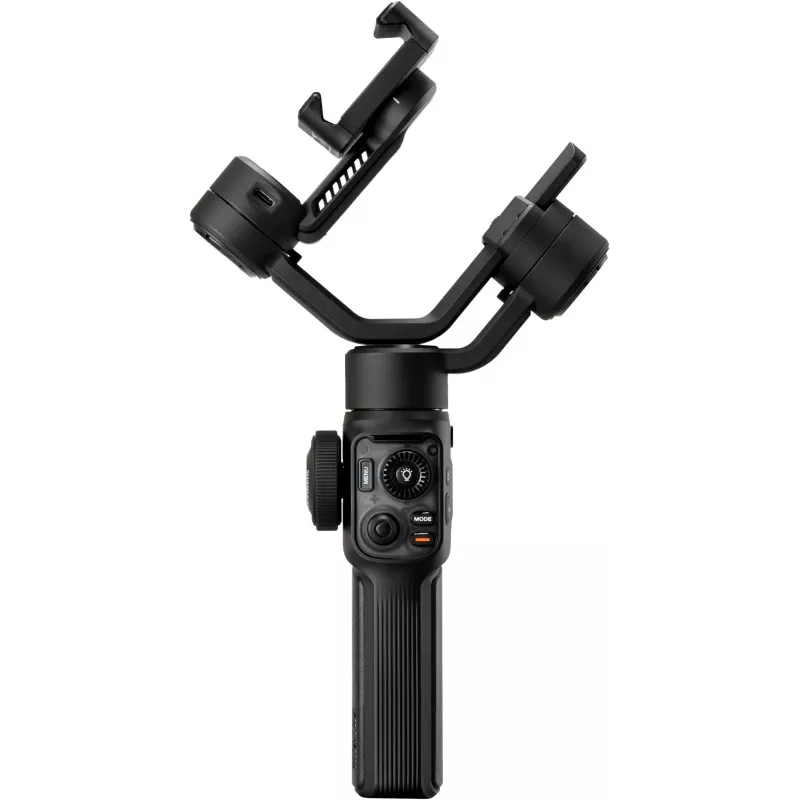 Zhiyun Smooth 5S AI gimbal para smartphone con luz de relleno magnética, estabilizador de 3 ejes, carga útil 300g, Negro