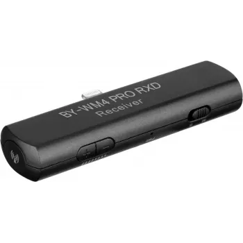 BOYA BY-WM4 PRO RXD receptor de micrófono inalámbrico 2,4GHz para dispositivos iOS Lightning