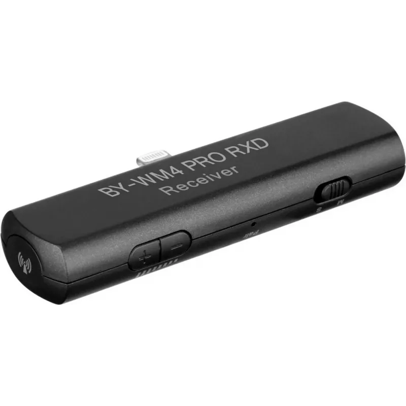 BOYA BY-WM4 PRO RXD receptor de micrófono inalámbrico 2,4GHz para dispositivos iOS Lightning