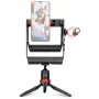 BOYA BY-VG380 kit de vídeo para smartphone con micrófono BY-MM1 Pro, luz LED y trípode para vlogging, streaming en directo y grabación móvil