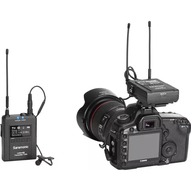 Saramonic UWMIC9S KIT1 sistema de micrófono lavalier inalámbrico