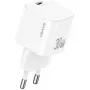 USAMS JO Series CC262 Fuente de alimentación USB-C GaN 30W con cable USB-C de 1 m - Blanco