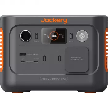 Jackery Explorer 300 Plus 288Wh LiFePO4 Estación de energía portátil con 300W CA, 100W PD, Solar Ready