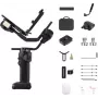 ZHIYUN CRANE 4 COMBO Estabilizador gimbal de 3 ejes para cámara con 6 kg de carga útil, 12 h de batería, pantalla táctil y luz de relleno, negro