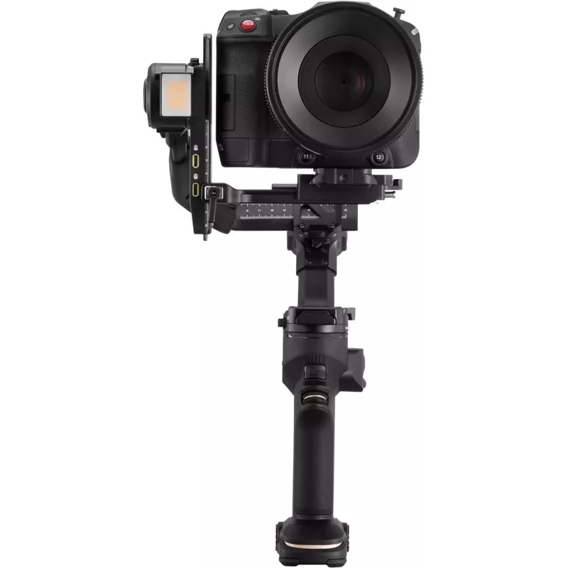 ZHIYUN CRANE 4 COMBO Estabilizador gimbal de 3 ejes para cámara con 6 kg de carga útil, 12 h de batería, pantalla táctil y luz de relleno, negro