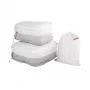 PGYTECH Set de organización de ropa - 4 bolsas de viaje con bolsa para zapatos y bolsa para ropa, gris
