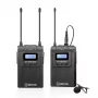 BOYA BY-WM8 Pro-K1 Sistema de micrófono lavalier inalámbrico UHF de doble canal