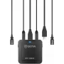 BOYA BY-DM20 micrófono de condensador estéreo digital de doble canal con conector USB-C, Lightning y USB-A, omnidireccional, 25Hz-20kHz, para iOS, Android, Windows, Mac