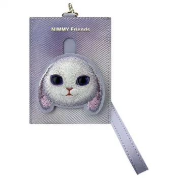 Nimmy Big Eyed Pet 2.0 tarjetero monedero Rabbit, morado