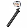 ULANZI MT-70 palo selfie monopié trípode de aluminio de 5 secciones con mando Bluetooth extraíble, doble soporte para teléfono y rosca de 1/4