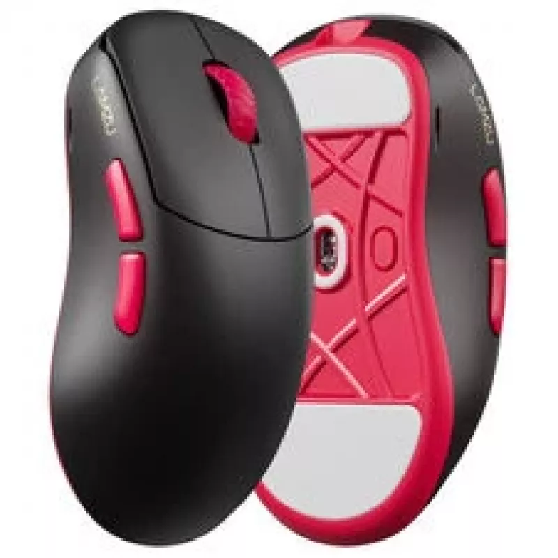 Lamzu Thorn V2 ratón gaming inalámbrico, 8000 Hz - negro/rojo
