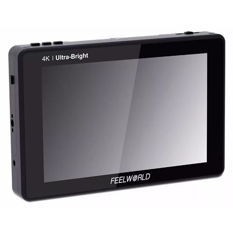 FEELWORLD LUT7 monitor de campo de 7 inch 2200 nits 1920x1200 táctil 4K HDMI para cámara con 3D LUT, HDR, waveform, doble NP-F