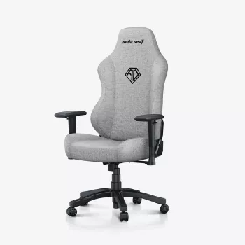 Anda Seat Phantom 3 L silla gaming, tela gris