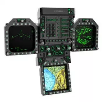 Moza Racing FMP18 Panel Bundle – panel de control de sim racing de 18 entradas con retroiluminación RGB