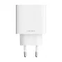 Cuktech A19 Cargador de pared GaN de 30W USB-A + USB-C - Blanco