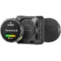 Saramonic BLINKME B2 Sistema de micrófono inalámbrico para 2 personas con pantalla táctil, grabación integrada y estuche de carga