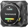 Saramonic BLINKME B2 Sistema de micrófono inalámbrico para 2 personas con pantalla táctil, grabación integrada y estuche de carga