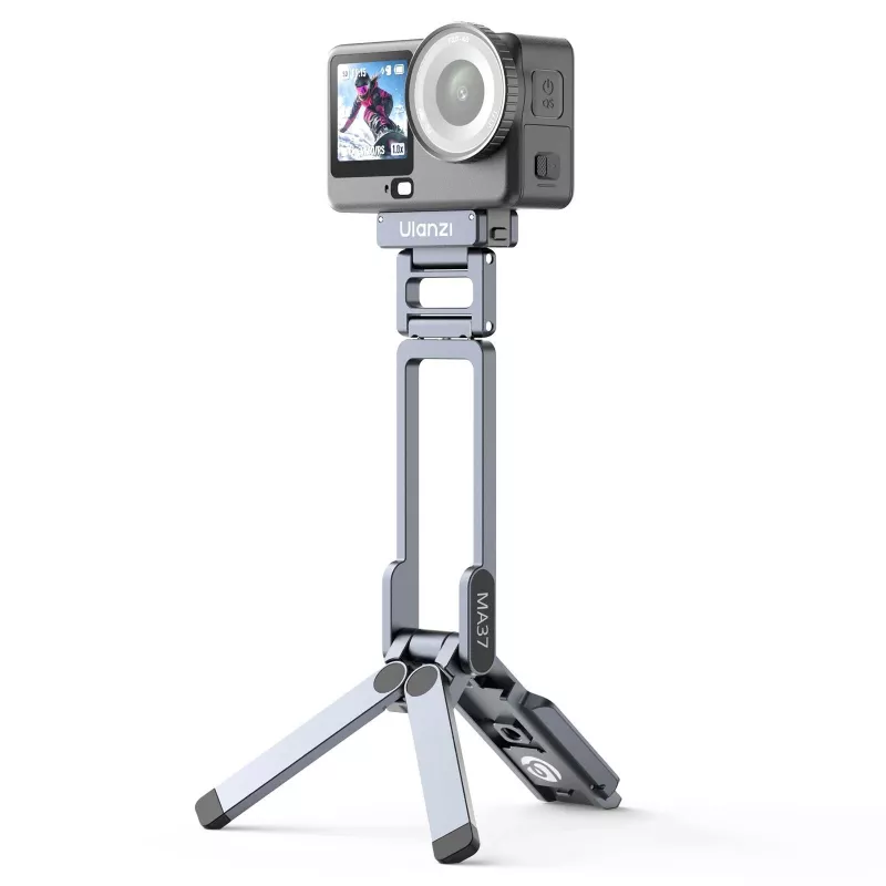 ULANZI MA37 Minitrípode magnético con empuñadura para DJI Osmo Action 6 Nano Arca-Swiss gris