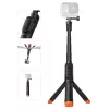 TELESIN Palo selfie sumergible con mando a distancia para cámaras DJI Osmo Action, 15m IPX8, extensible hasta 60cm, negro