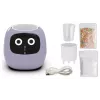 PLANTSIO IVY Huerto interior inteligente, morado, sistema hidropónico de 6 cápsulas con LED de espectro completo de 23W, depósito de agua de 1,5L, iluminación automática, panel táctil