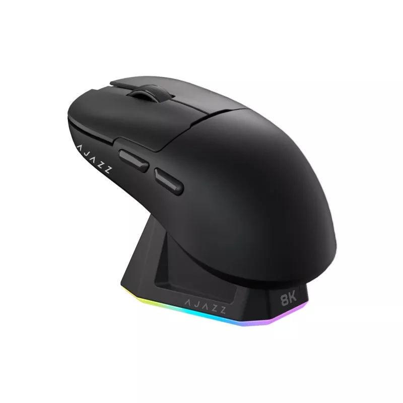 AJAZZ AJ159 PRO Ratón gaming inalámbrico 3395-8K con base de carga - negro