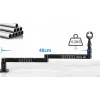 ULANZI LS26 soporte de micrófono con brazo articulado y pinza de mesa, alcance 750 mm, aleación de aluminio, negro