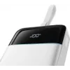 CUKTECH LPB252N batería externa 120W 25000mAh con cable USB-C integrado - blanca