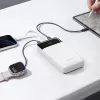 CUKTECH LPB252N batería externa 120W 25000mAh con cable USB-C integrado - blanca