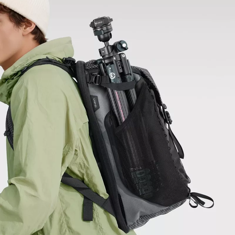 ULANZI BP10 mochila para cámara expandible 25-28L para DSLR/sin espejo, dron, portátil de 16 pulgadas, negra
