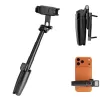 ULANZI palo selfie trípode mini con disparador remoto Bluetooth para smartphones, negro