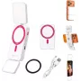 ULANZI GL01 GlowUp luz LED selfie MagSafe para iPhone, 2500K-9000K, CRI 97, blanca