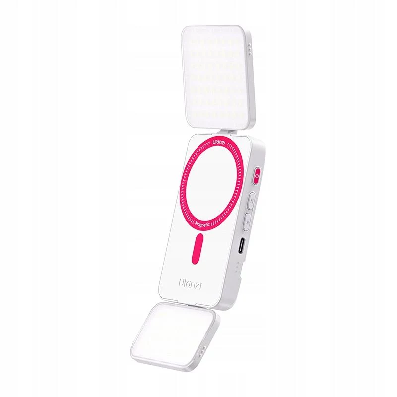 ULANZI GL01 GlowUp luz LED selfie MagSafe para iPhone, 2500K-9000K, CRI 97, blanca