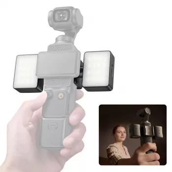 Luz LED magnética doble Ulanzi LM06 para DJI Osmo Pocket 3/4