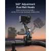 TELESIN Magic Arm Clamp Mount para DJI Osmo Action 5 Pro/4/3, Osmo 360, GoPro, Insta360 – S3-HBM-14-TDJ