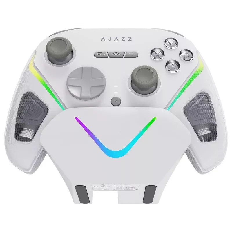 Mando inalámbrico AJAZZ GP100S con base de carga, blanco