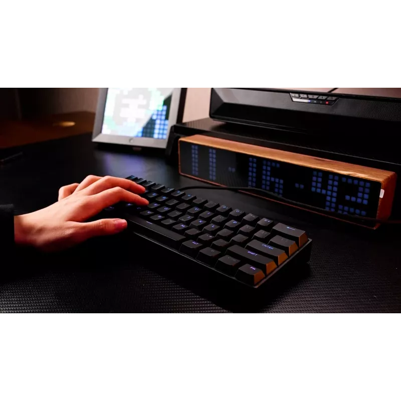 MCHOSE Ace 60 Pro Teclado gaming magnético de efecto Hall, TTC Uranus Magnetic Switch-SE, negro (Ace60-5A)