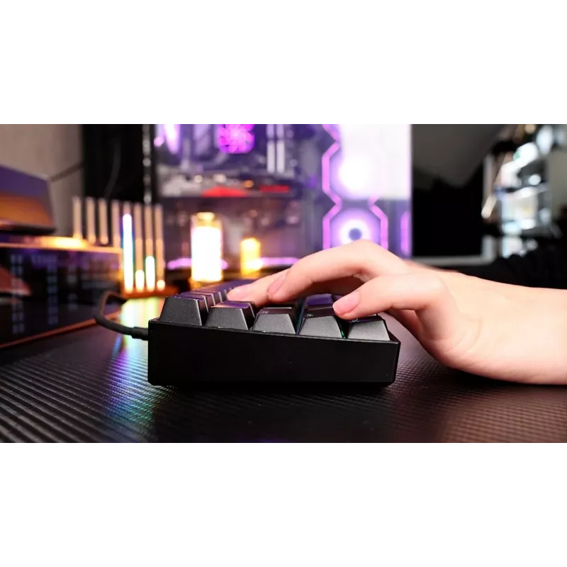 MCHOSE Ace 60 Pro Teclado gaming magnético de efecto Hall, TTC Uranus Magnetic Switch-SE, negro (Ace60-5A)