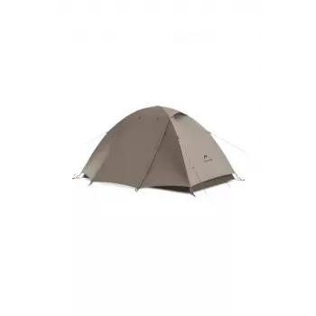 Naturehike Cloud Creek 2 Vinyl Edition Tienda de campaña, marrón café claro, 2 personas, 3-4 estaciones, autoportante, doble pared, varillas de aluminio 7001