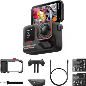Insta360 Ace Pro 2 Cámara de acción de doble batería - vídeo 8K, objetivo Leica, estabilización FlowState