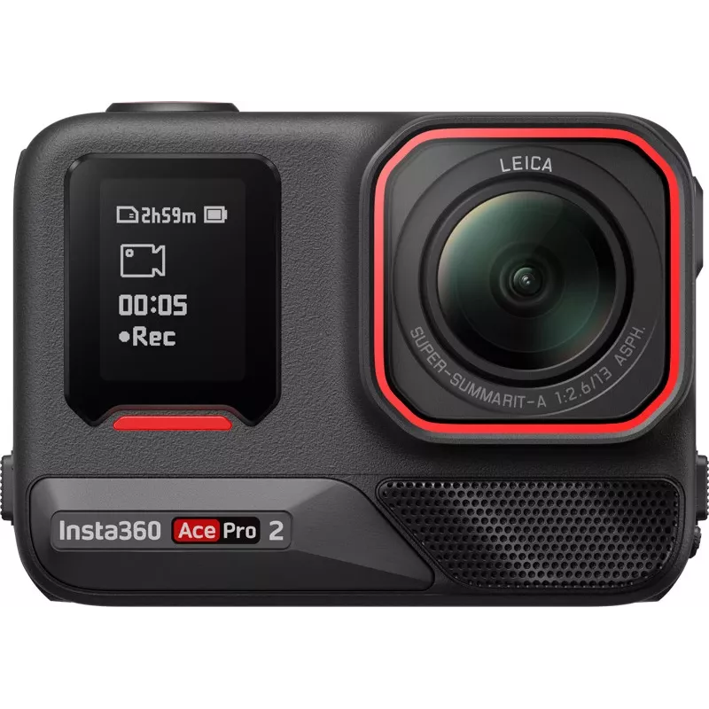 Insta360 Ace Pro 2 Cámara de acción de doble batería - vídeo 8K, objetivo Leica, estabilización FlowState