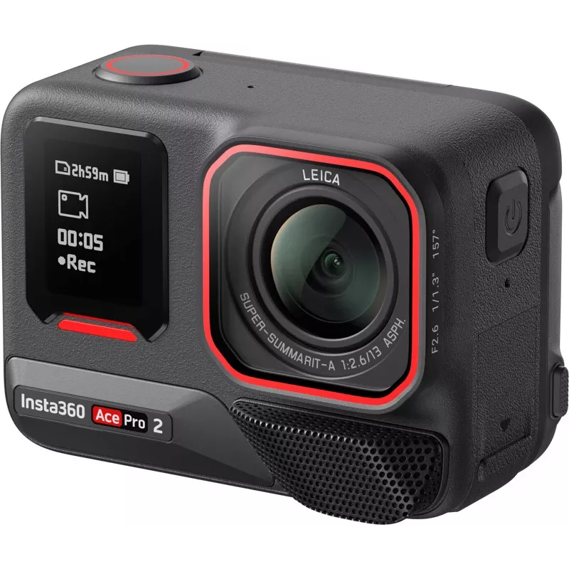 Insta360 Ace Pro 2 Cámara de acción de doble batería - vídeo 8K, objetivo Leica, estabilización FlowState