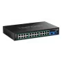 TRENDnet switch gestionado Gigabit PoE+ industrial reforzado de 26 puertos con 24x PoE+ y 2x SFP
