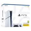 Sony PlayStation 5 Slim Disc Edition 1TB consola - blanco y negro